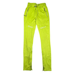Guapi Zip Hem Pants Moto Skinny Mens Size 28 Neon Green Skate Dead or Alive